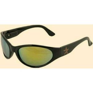 HOUSTON ASTROS SUNGLASSES SOLID BLACK UVA/UVB PROTECTION LICENSED NEW